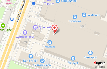 Магазин цифровой и бытовой техники DNS на проспекте Михаила Нагибина на карте