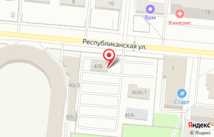 Автокомплекс Авторитет в Центральном районе на карте