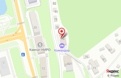Гостевой дом Командор на карте
