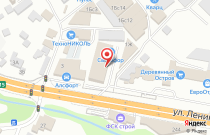 Магазин низких цен Светофор в Новороссийске на карте