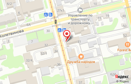 Салон стальных дверей Portalle в Центральном районе на карте