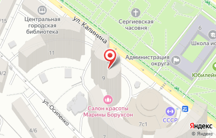Продуктовый магазин в Москве на карте