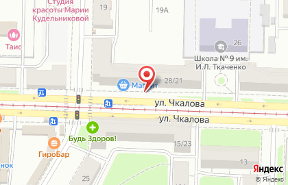 Супермаркет Дикси в Ленинском районе на карте