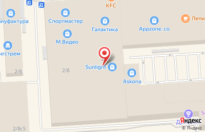 SUNLIGHT на Ново-Московской улице на карте