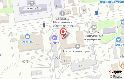 Багира на Сахалинской улице на карте