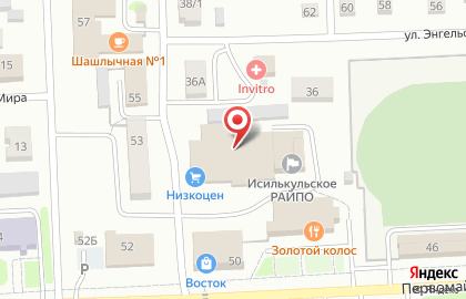 Гипермаркет Низкоцен на улице Пушкина на карте