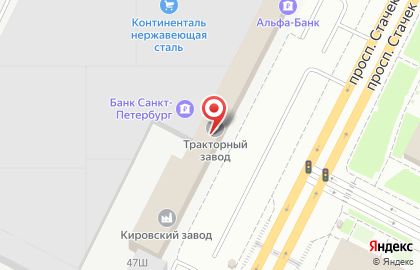 Медицинский центр СОГАЗ на проспекте Стачек на карте