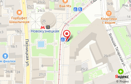 Киоск печатной продукции У метро на Пятницкой улице на карте