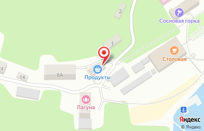 Продуктовый магазин в Челябинске на карте