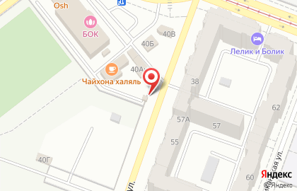 Шиномонтажная мастерская на Алма-Атинской улице на карте