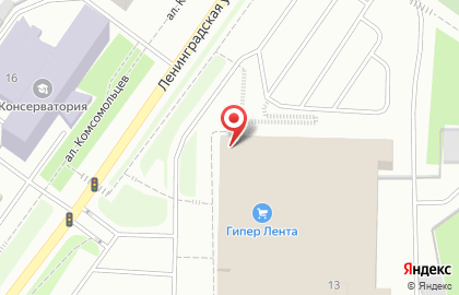 Автоматизированный пункт выдачи товаров PickPoint на улице Ленинградской на карте