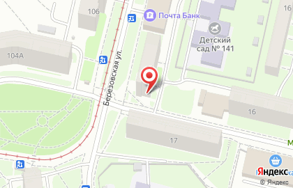 Магазин Сытная лавка на Берёзовской улице на карте