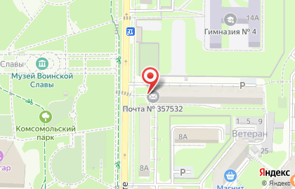 Почта Банк в Ставрополе на карте