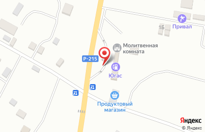 Югас в Кировском районе на карте