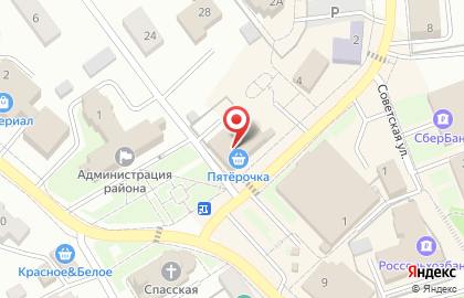 Супермаркет Пятёрочка на Комсомольской на карте