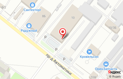 Русский бизнес в проезде Автоматики на карте