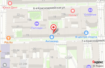 Антикварный магазин в Санкт-Петербурге на карте