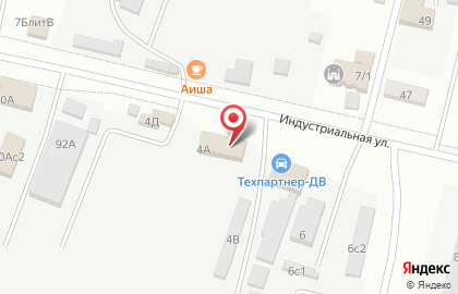 Магазин запчастей для американской и европейской техники ПТК на Индустриальной улице на карте