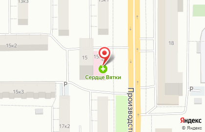 Аптека Сердце Вятки в Кирове на карте