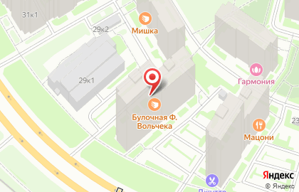 Супермаркет напитков Ароматный мир на Парашютной улице на карте