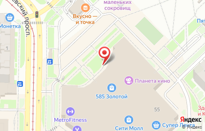 Ювелирная лавка в Центральном районе на карте