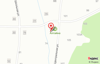 База отдыха Алтайна на карте