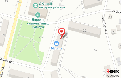 Салон сотовой связи Интер на улице Кольцова на карте