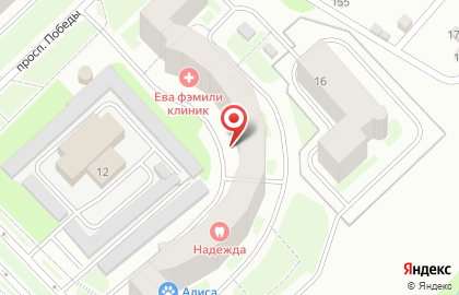 Частная охранная организация на проспекте Победы на карте