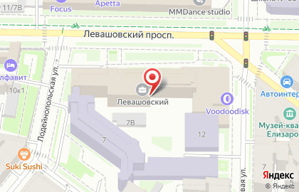Компания по организации переездов Переезд Без Хлопот на Левашовском проспекте на карте
