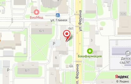 Магазин №34 в Калининском районе на карте