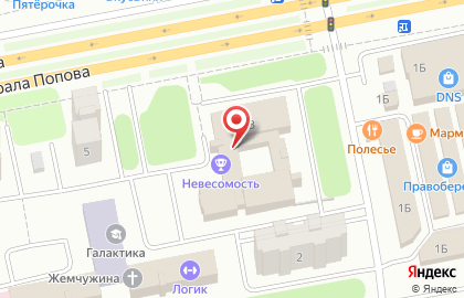 Ольга на улице Генерала Попова на карте