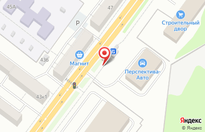 Продовольственный магазин в Железнодорожном районе на карте