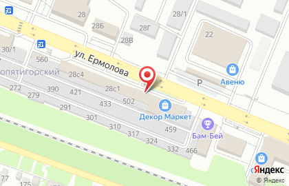 Дом обоев Demmoksi на улице Ермолова на карте