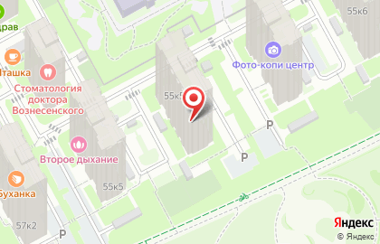 Автошкола Рулевой в Фрунзенском районе на карте