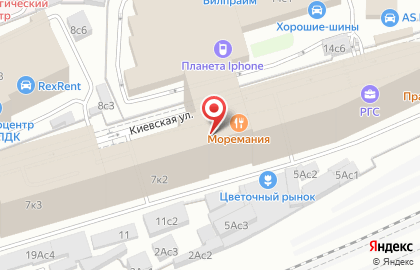 Химчистка и прачечная 4 сезона на Киевской улице на карте