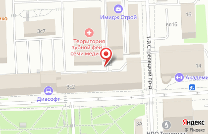 Московская школа радио и телевидения на карте