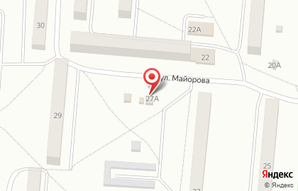 Продуктовый магазин в Омске на карте
