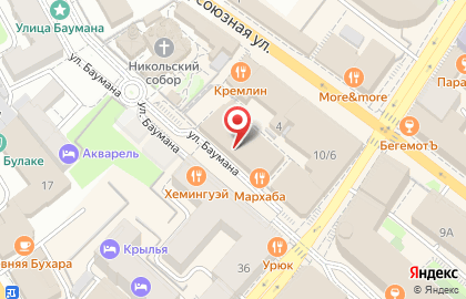 Глобус на Кремлёвской на карте