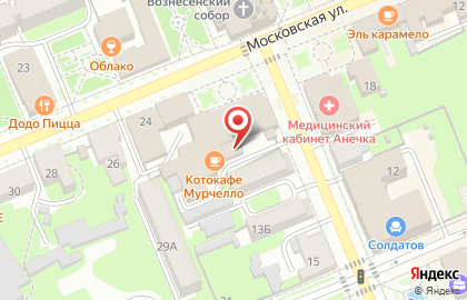 Оптика Элита на Московской улице на карте