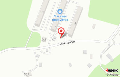 Продуктовый магазин Светлана на Зелёной улице на карте