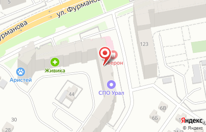 Стоматологическая клиника Аверон на улице Фурманова на карте