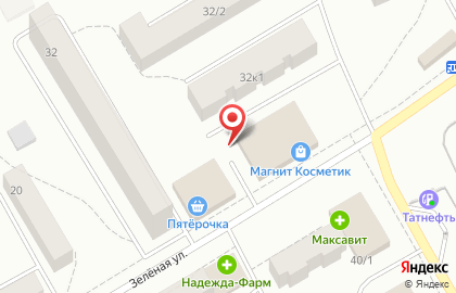 Киоск по продаже фруктов и овощей в Нижнем Новгороде на карте
