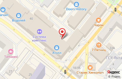 Затейник на Октябрьской улице на карте