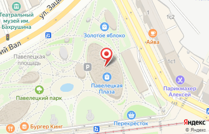 Магазин женской одежды M.REASON на метро Павелецкая на карте