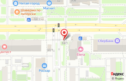 Магазин овощей и фруктов на Комсомольском проспекте на карте