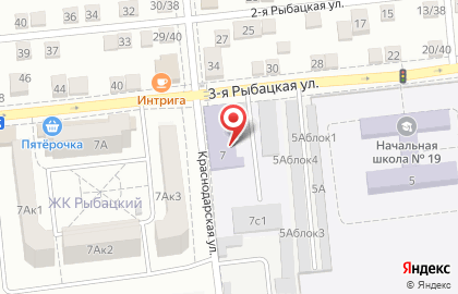 Астраханский автомобильно-дорожный колледж в Астрахани на карте