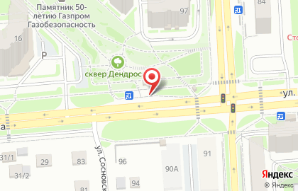 Салон цветов Крона в Центральном районе на карте