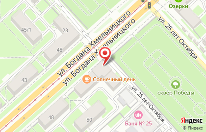 Магазин Крепеж на проспекте Богдана Хмельницкого на карте