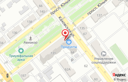 Магазин Пенная лавка на Каховской улице на карте