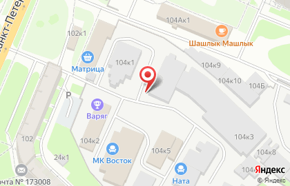 Оптовая база Фрукты и Овощи в Великом Новгороде на карте